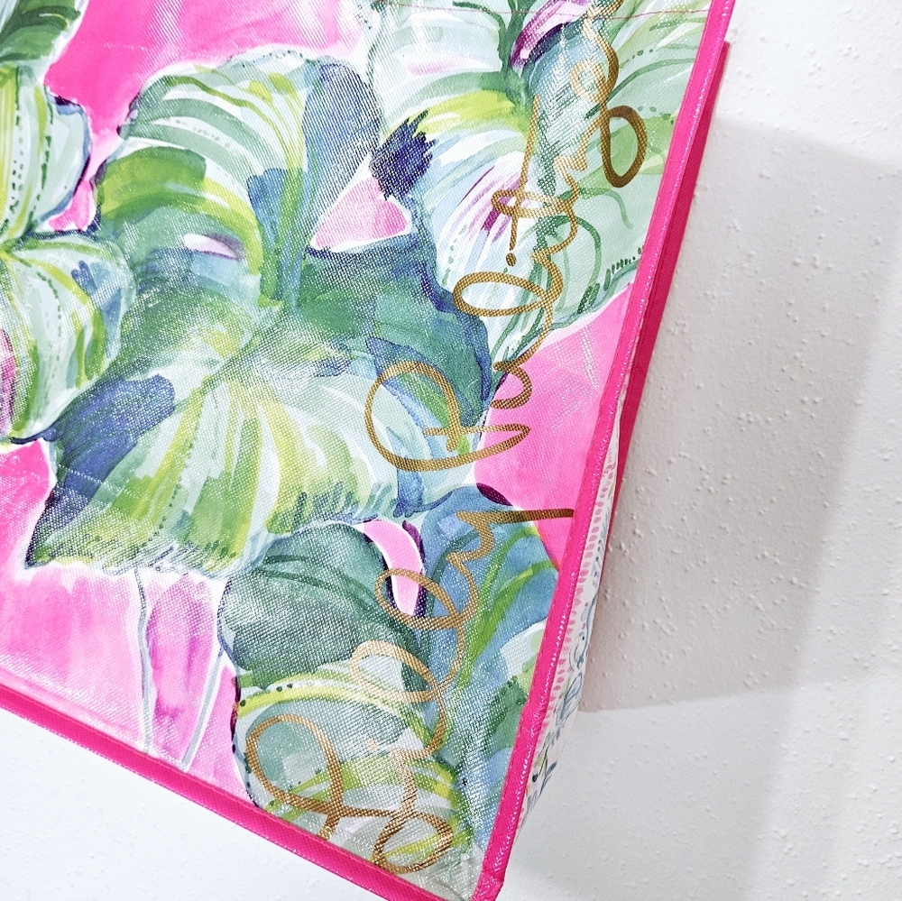 Lilly Pulitzer Floral Print Market Tote Bag - Picture 2 of 7